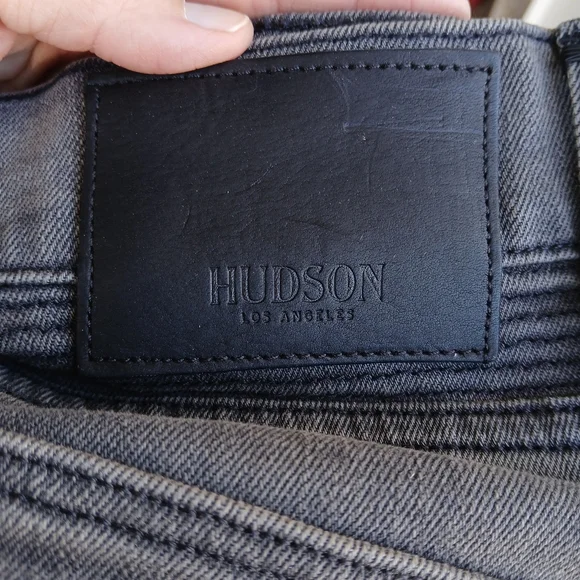 Hudson Blinder Biker Jeans Moto Gray Size 38